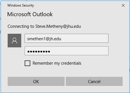 outlook cannot connect to Microsoft Exchange server through ERX